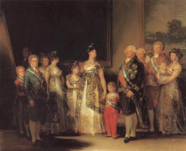 Francisco de goya y Lucientes The Family of Charles IV china oil painting image